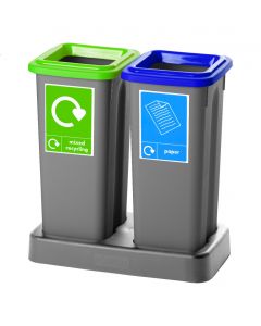 20 litre twin recycling station