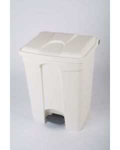 70 Litre Plastic Pedal Bin with Choice of Base and Lid Colour