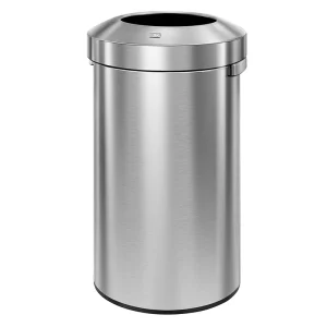 Stylish Matt Stainless Steel Waste Bin (120 litre)